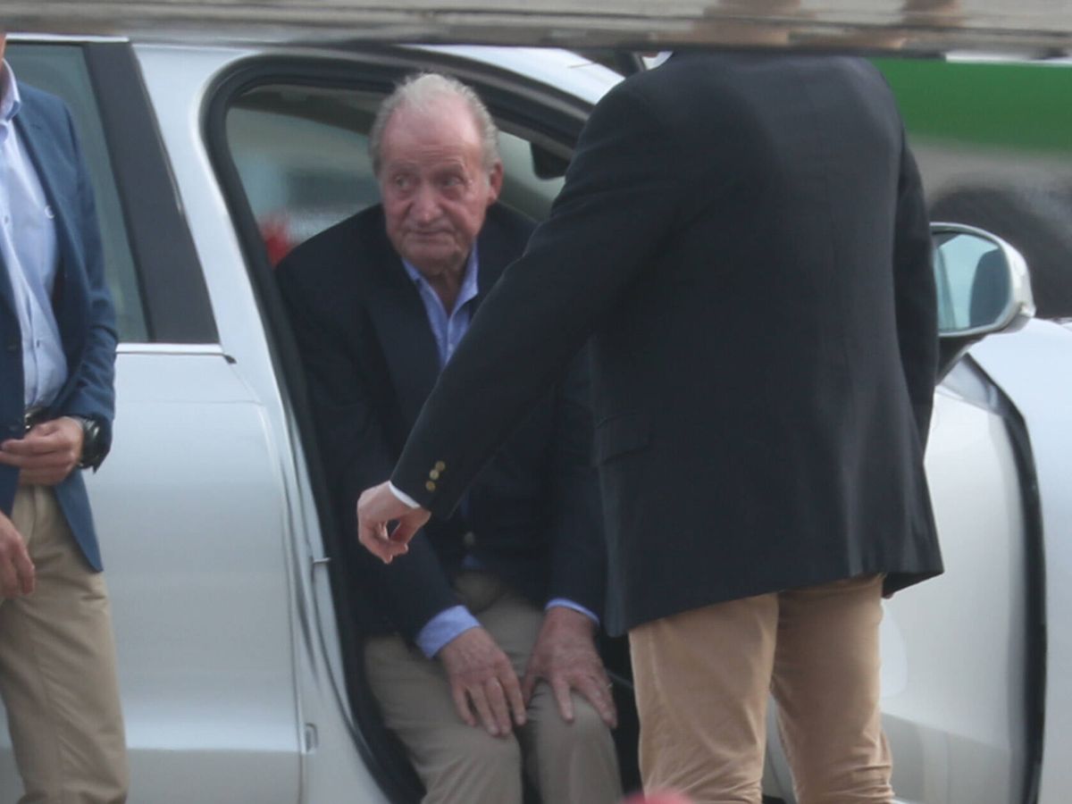 Foto: El rey Juan Carlos, a su llegada a España. (Gtres)