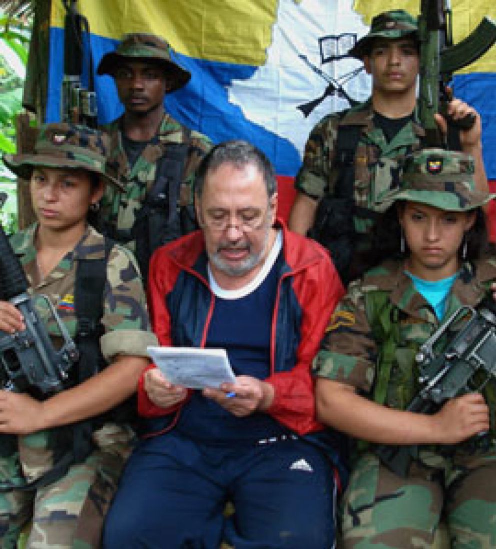 Foto: Liberado el ex congresista colombiano Lizcano, secuestrado por las FARC durante ocho años