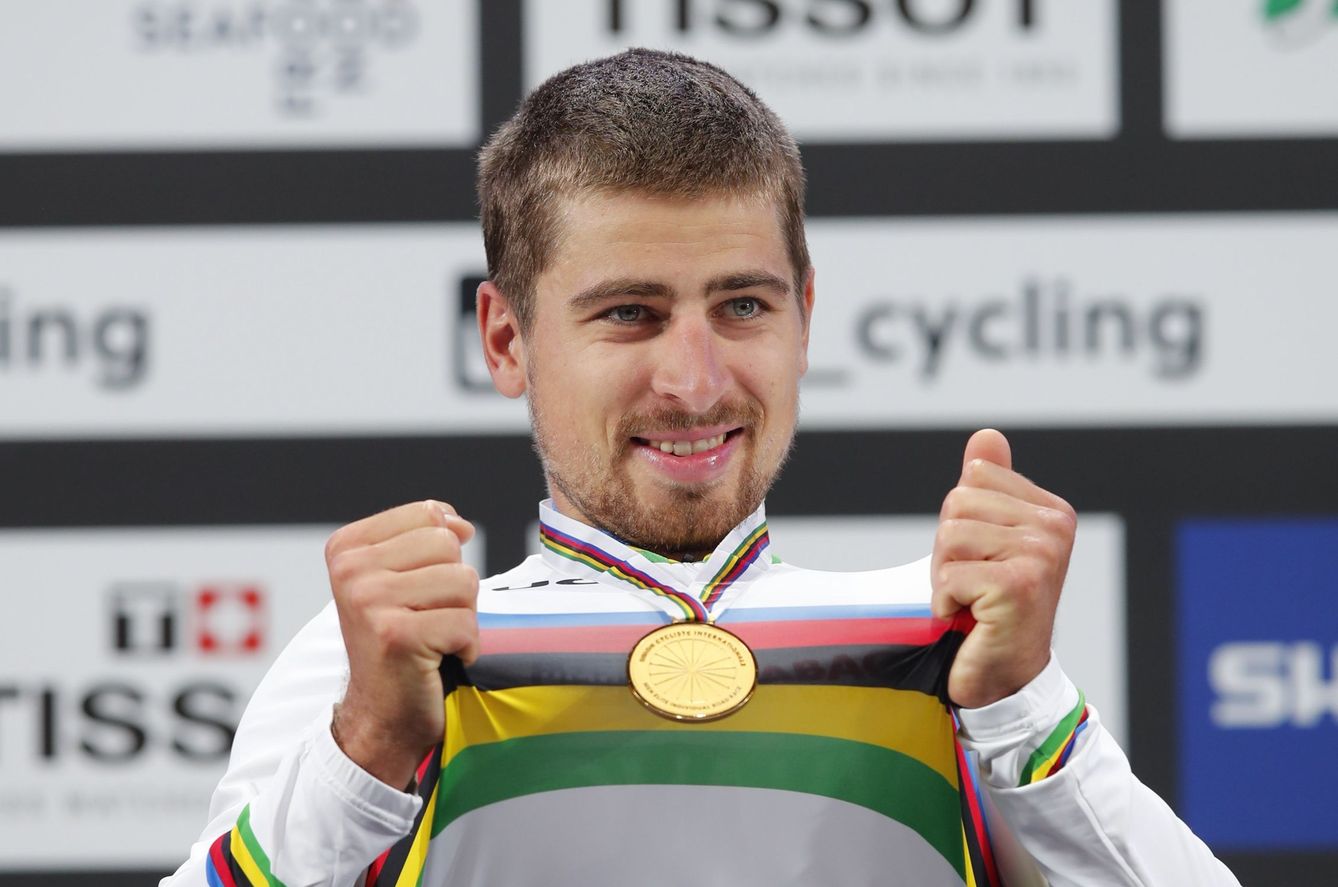 Las únicas medallas de Eslovaquia son las de Sagan. (EFE)