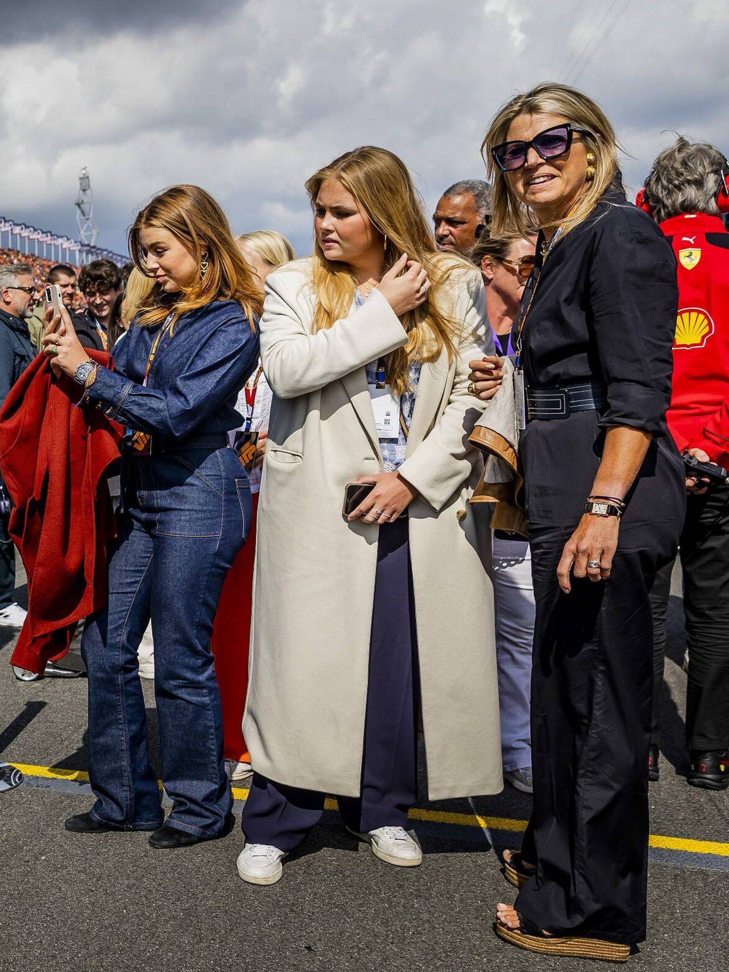Las mujeres de la familia real de los Países Bajos conquistan la Fórmula 1 a golpe de estilo. (Cordon Press)