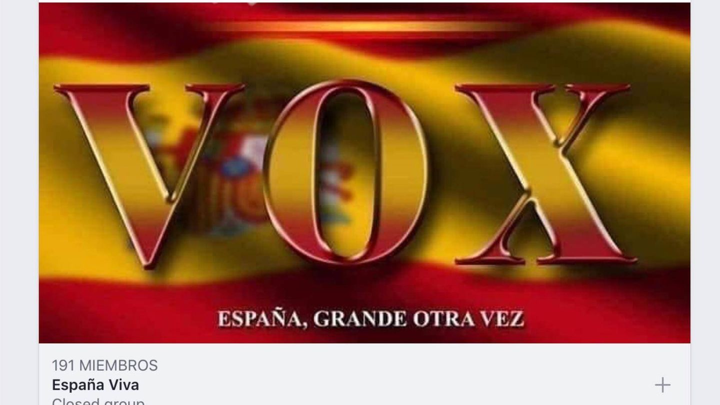 Una de las publicaciones de Miguel en Facebook ensalzando a Vox.