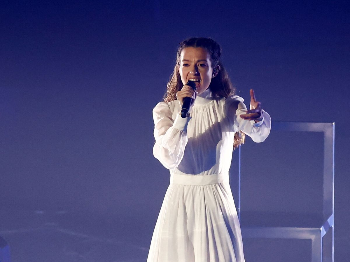 Foto: La representante de Grecia en Eurovisión, Amanda Tenfjord, con la canción 'Die Together' (REUTERS/Nardi)