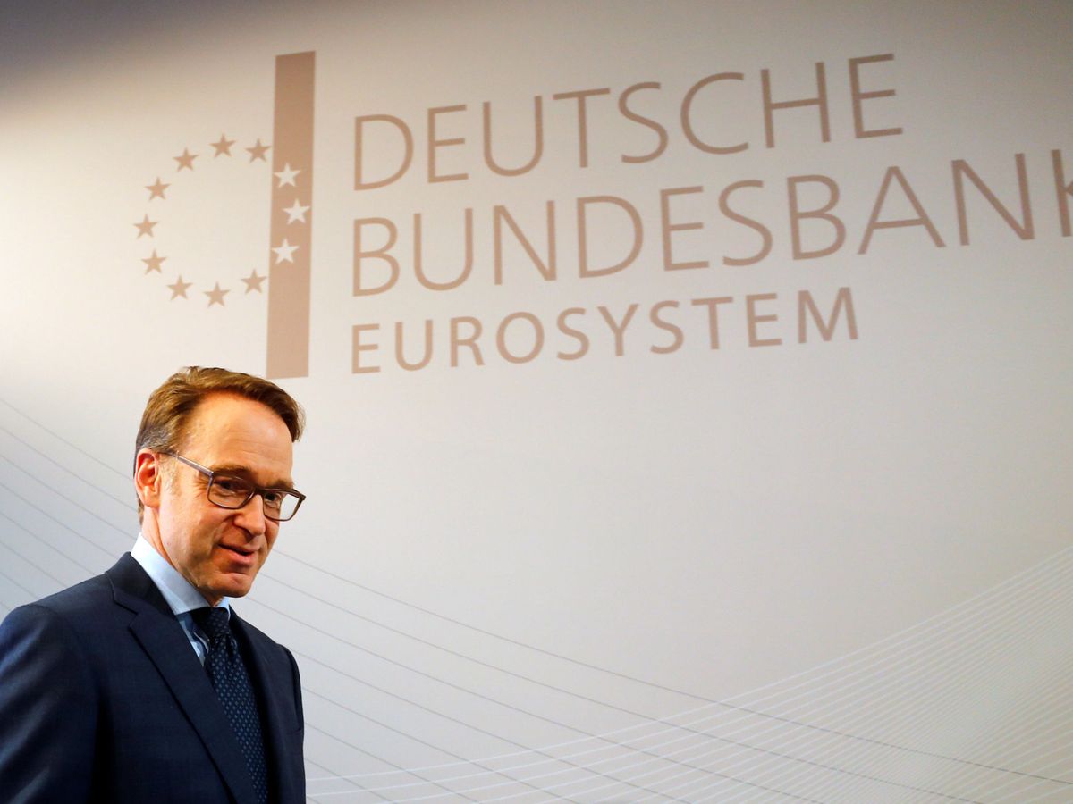 Foto: El presidente del Bundesbank, Jens Weidmann, en la sede del organismo. (Reuters)