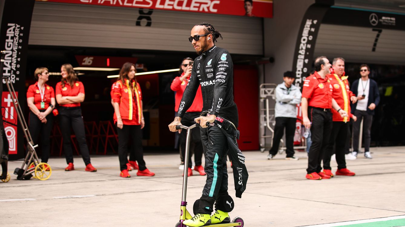 Foto: Hamilton no remonta el vuelo en el peor comienzo de su trayectoria en la F1. (DPPI/AFP7/Xavi Bonilla)