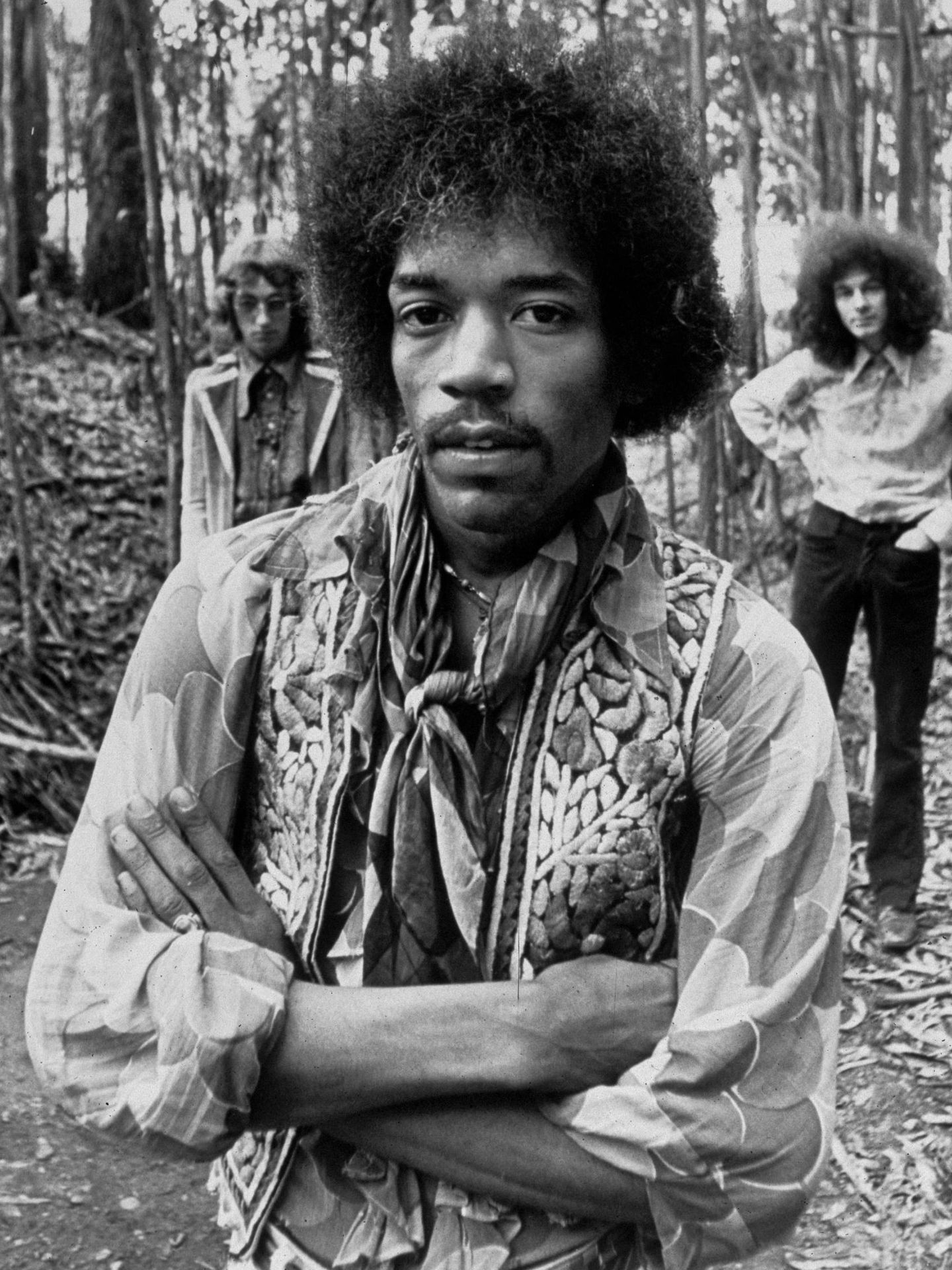 Jimi Hendrix, a finales de los 60. (CP)