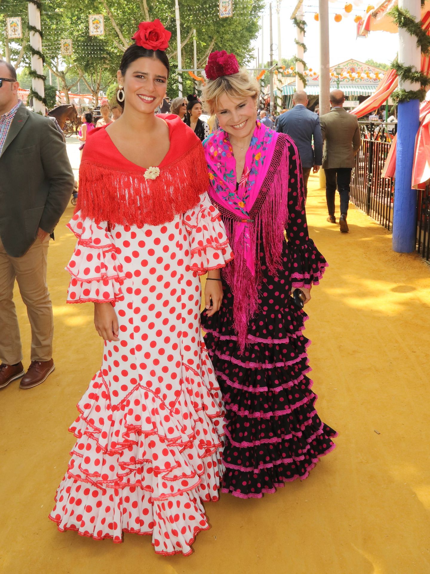 Tana Rivera y Eugenia Martínez de Irujo. (Lagencia Grosby)