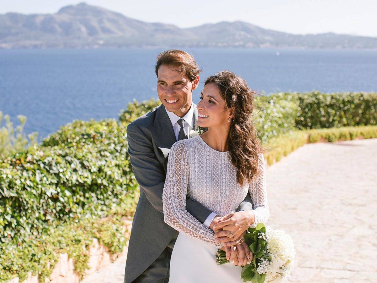 Foto: Rafa Nadal y Xisca Perelló, recién casados. (Fundación Rafa Nadal)