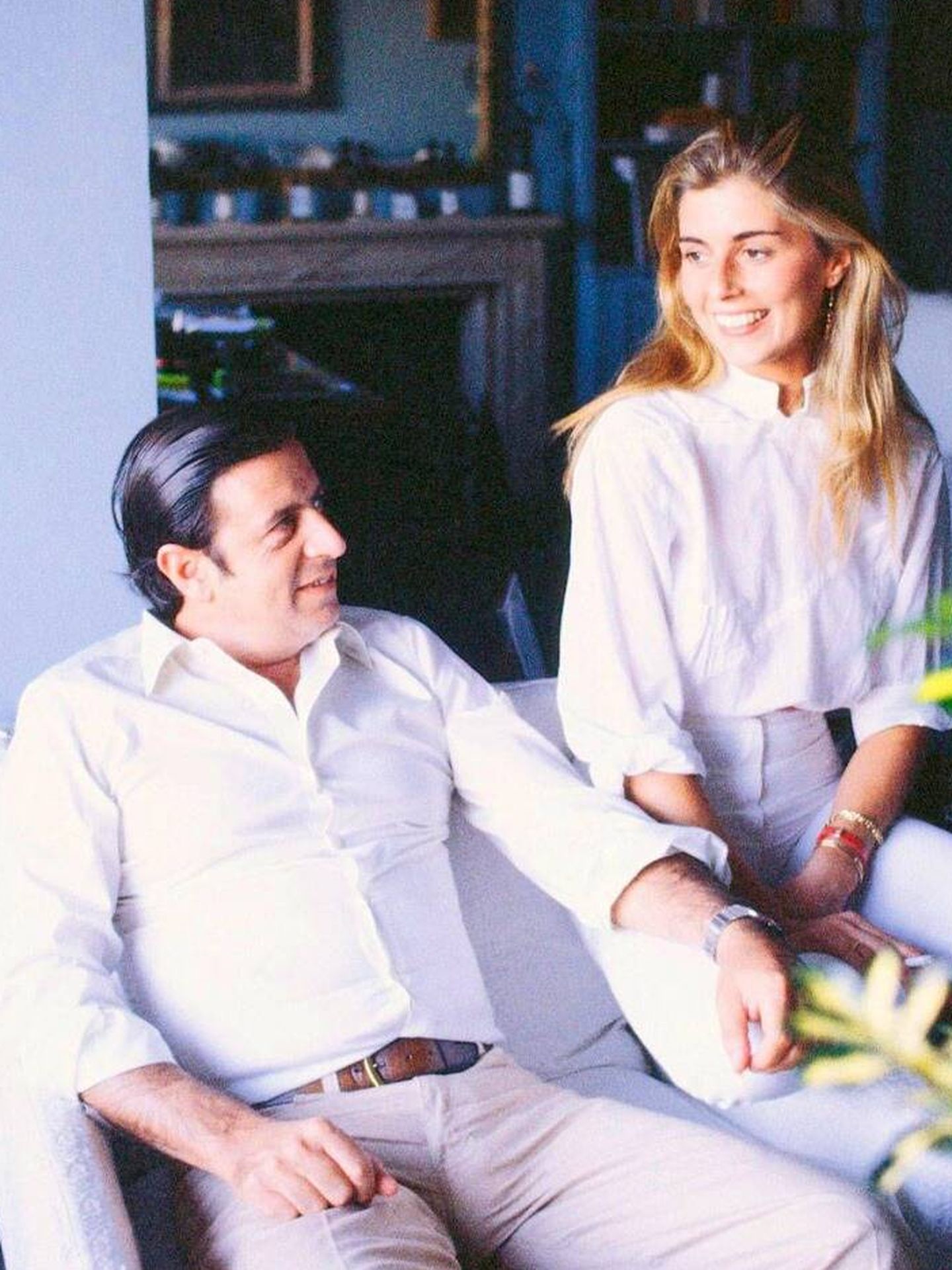 Marta Chávarri y su primer marido, Fernando Falcó. (Getty)