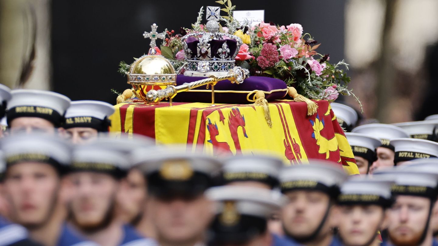 Funeral de Estado por la reina Isabel II de Gran Bretaña en septiembre de 2022. (EFE/Tolga Akmen) 