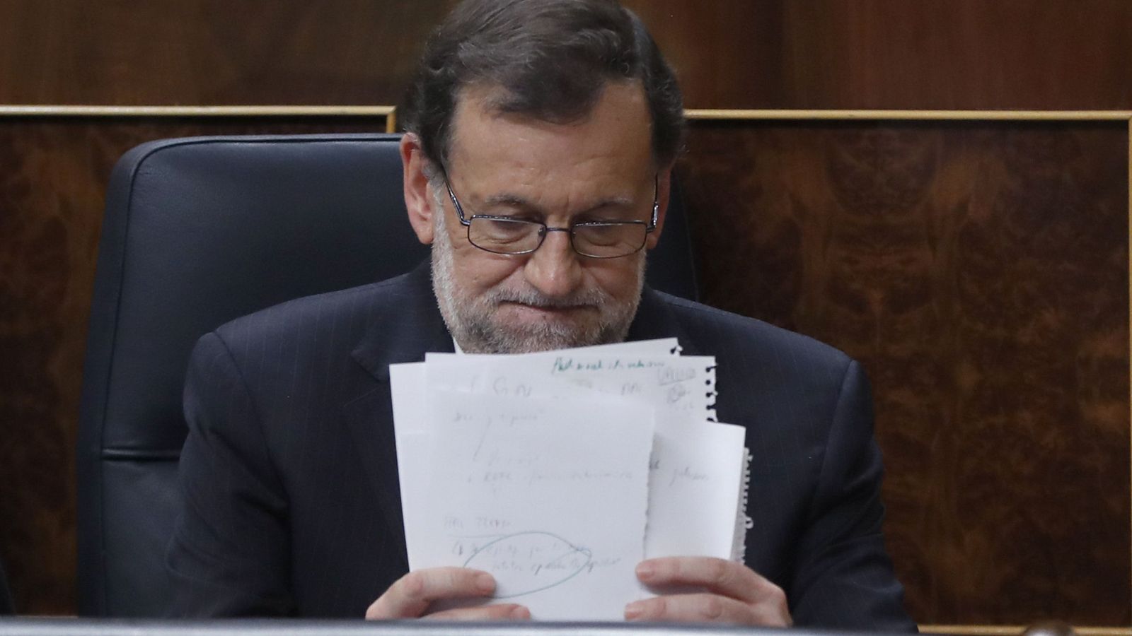Foto: El presidente del Gobierno, Mariano Rajoy, en el Congreso de los Diputados. (EFE) 