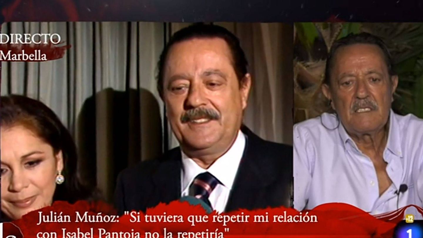 Julián Muñoz, durante su aparición en el debate de 'Lazos de sangre'. (TVE)