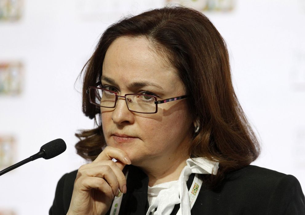 Foto: La presidenta del Banco de Rusia, Elvira Nabiullina
