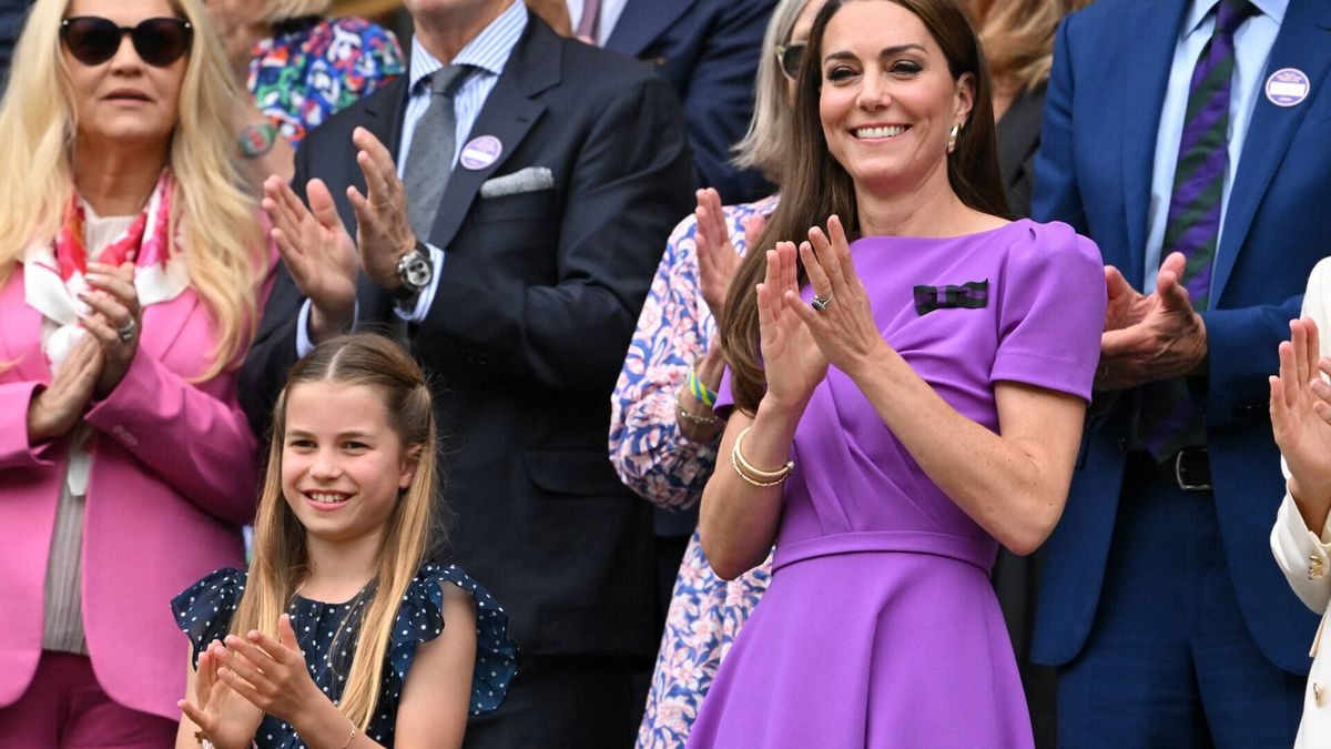 El adorable look con lunares de la princesa Charlotte en Wimbledon