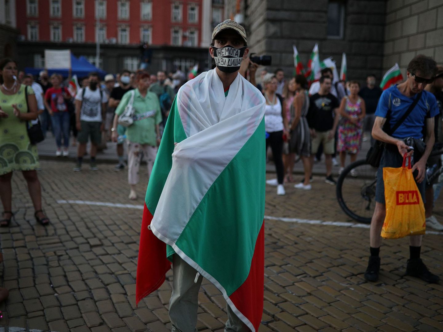 Protestas en Sofía, Bulgaria. (Reuters)