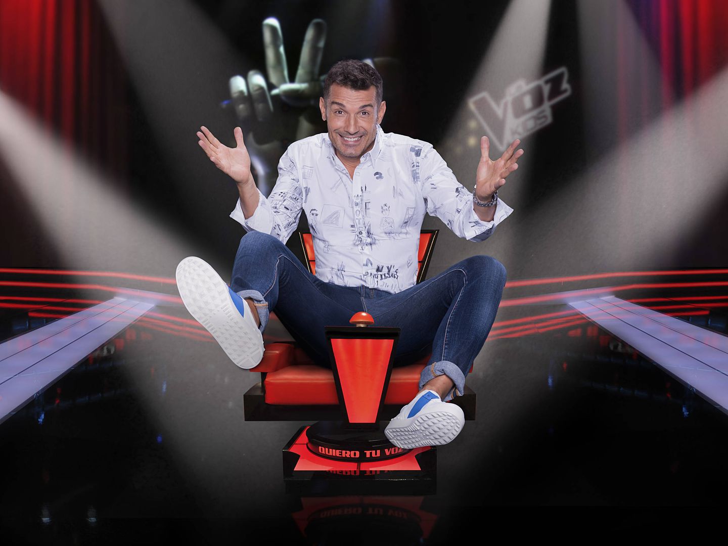 Jesús Vázquez, presentador de 'La Voz' en sus dos versiones.