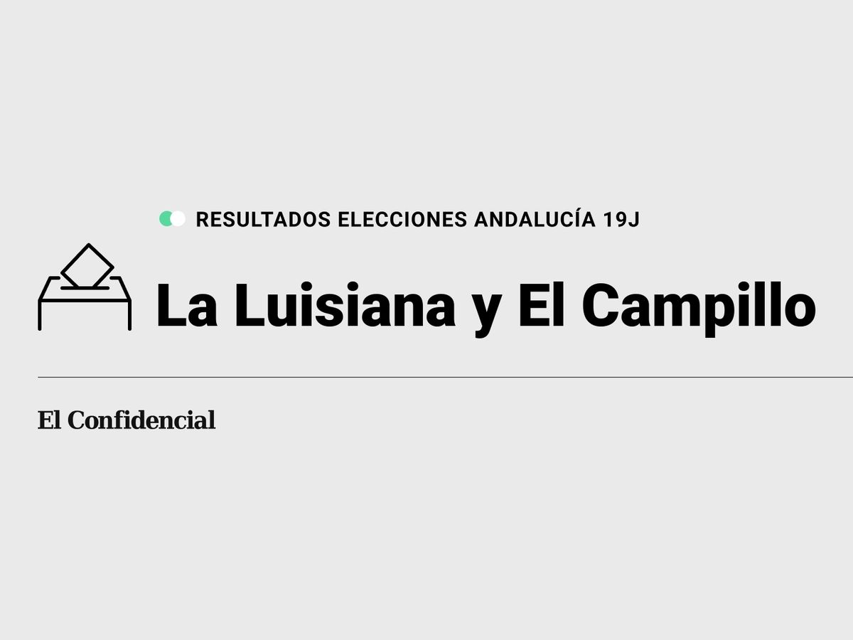 Foto: Resultados en La Luisiana y El Campillo, Sevilla, de las elecciones de Andalucía 2022 este 19-J (C.C./Diseño EC)