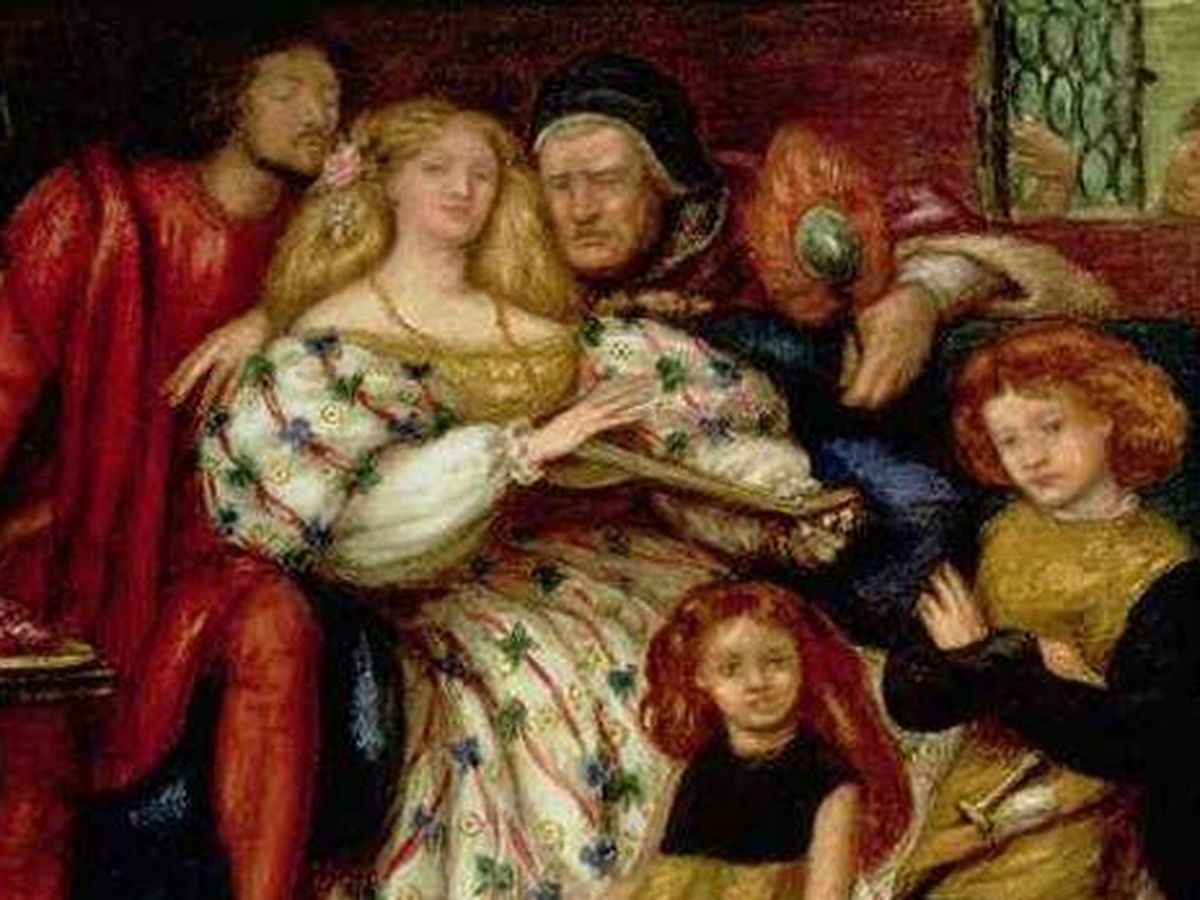 Foto: La familia Borgia retratada por Dante Gabriel Rossetti. (Wikipedia)