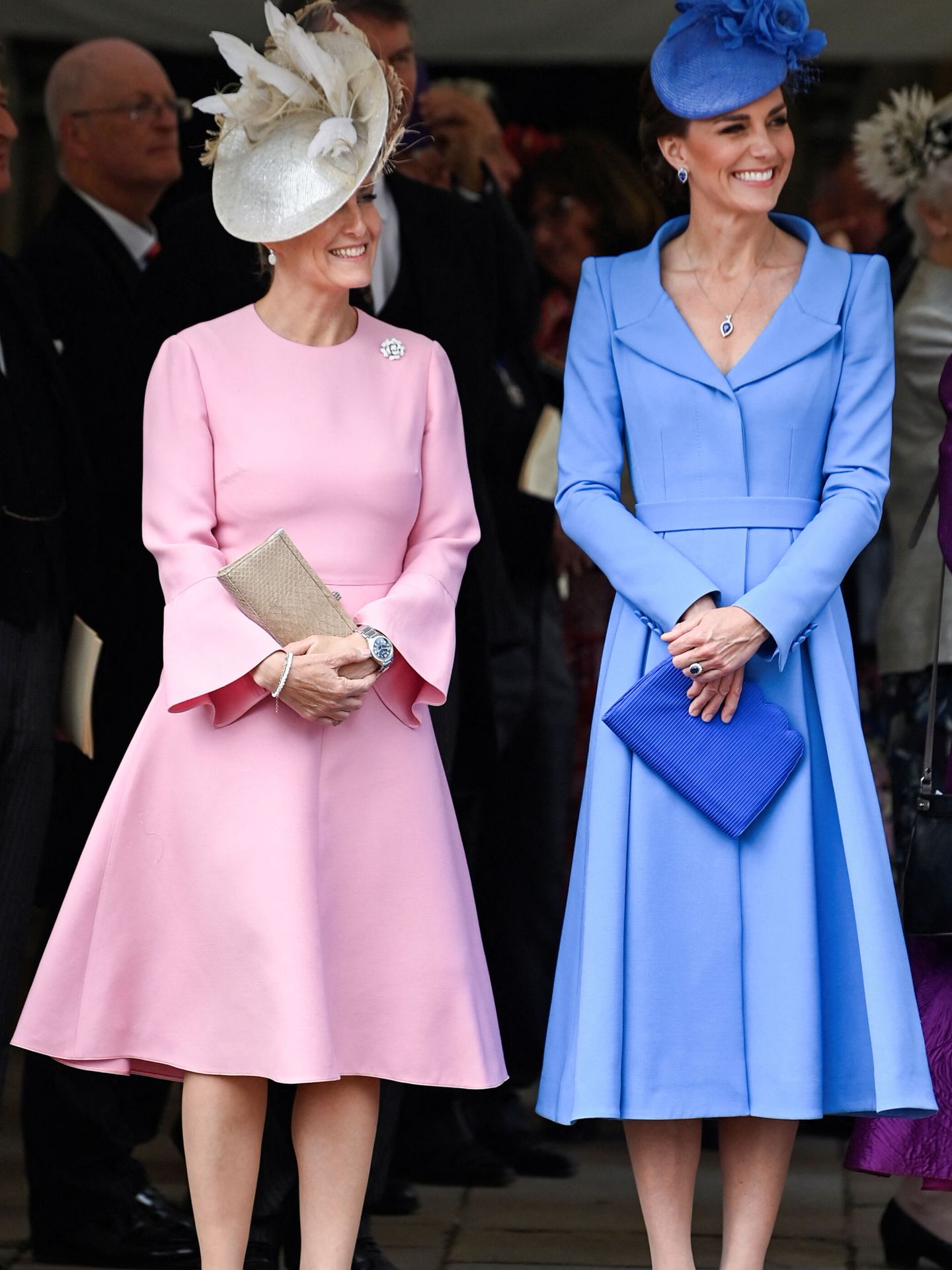 La condesa de Wessex y la duquesa de Cambridge. (Reuters/Pool/Toby Melville)