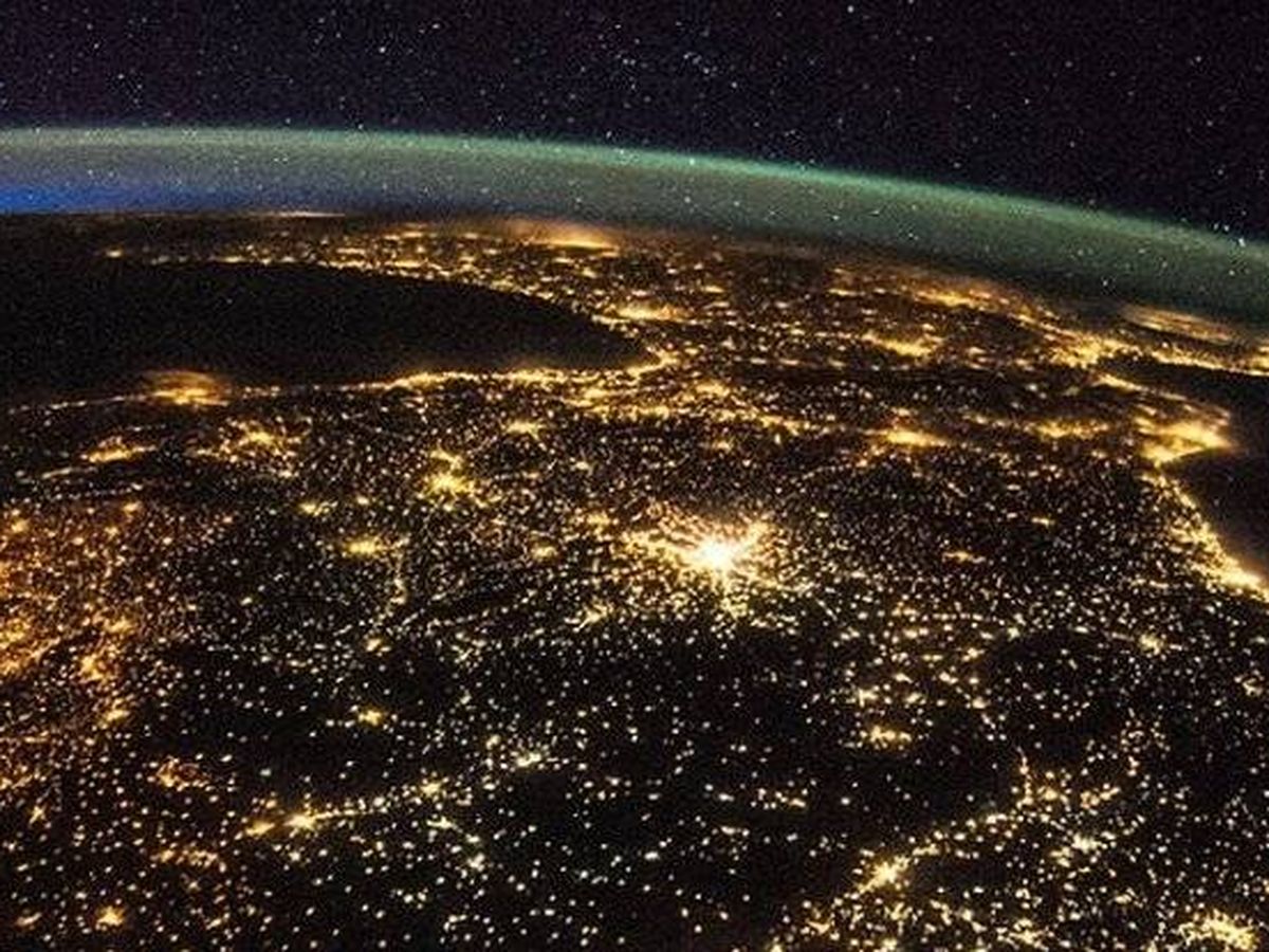 Foto: Vista satelital de España y Portugal Foto: NASA