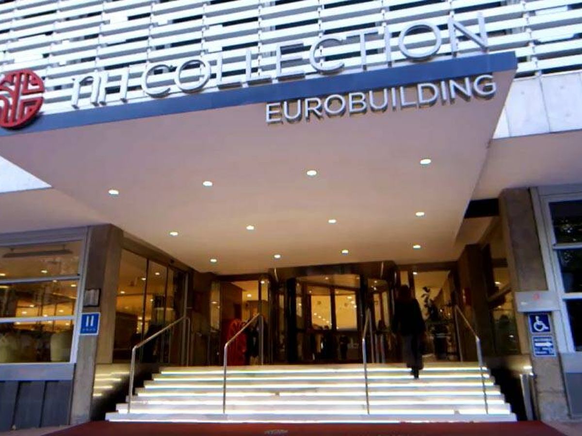Foto: Entrada del NH Collection Eurobuilding en Madrid.