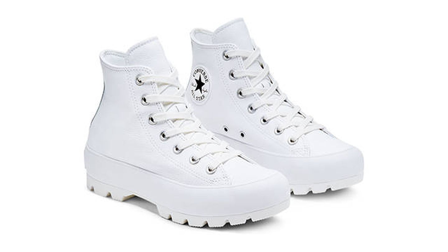 Diez Converse plataforma blancas: las zapatillas que querrás tener en tu armario