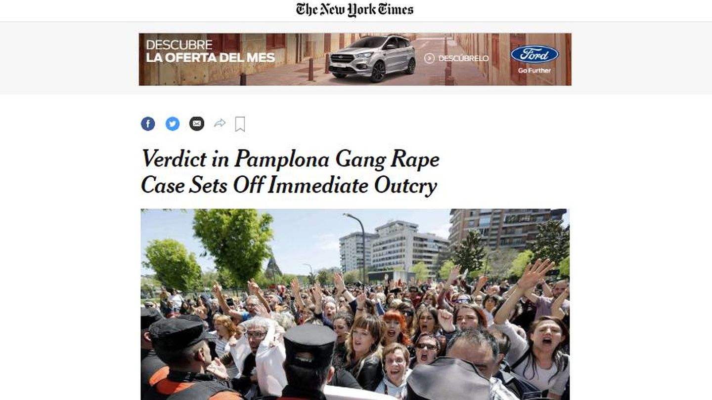 Artículo en 'The New York Times'