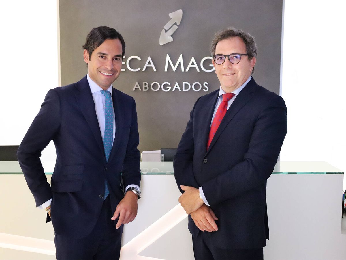 Foto: Enrique Ceca, socio director de Laboral de Ceca Magán, y José María Labadía, nuevo socio de la firma. (Ceca Magán)