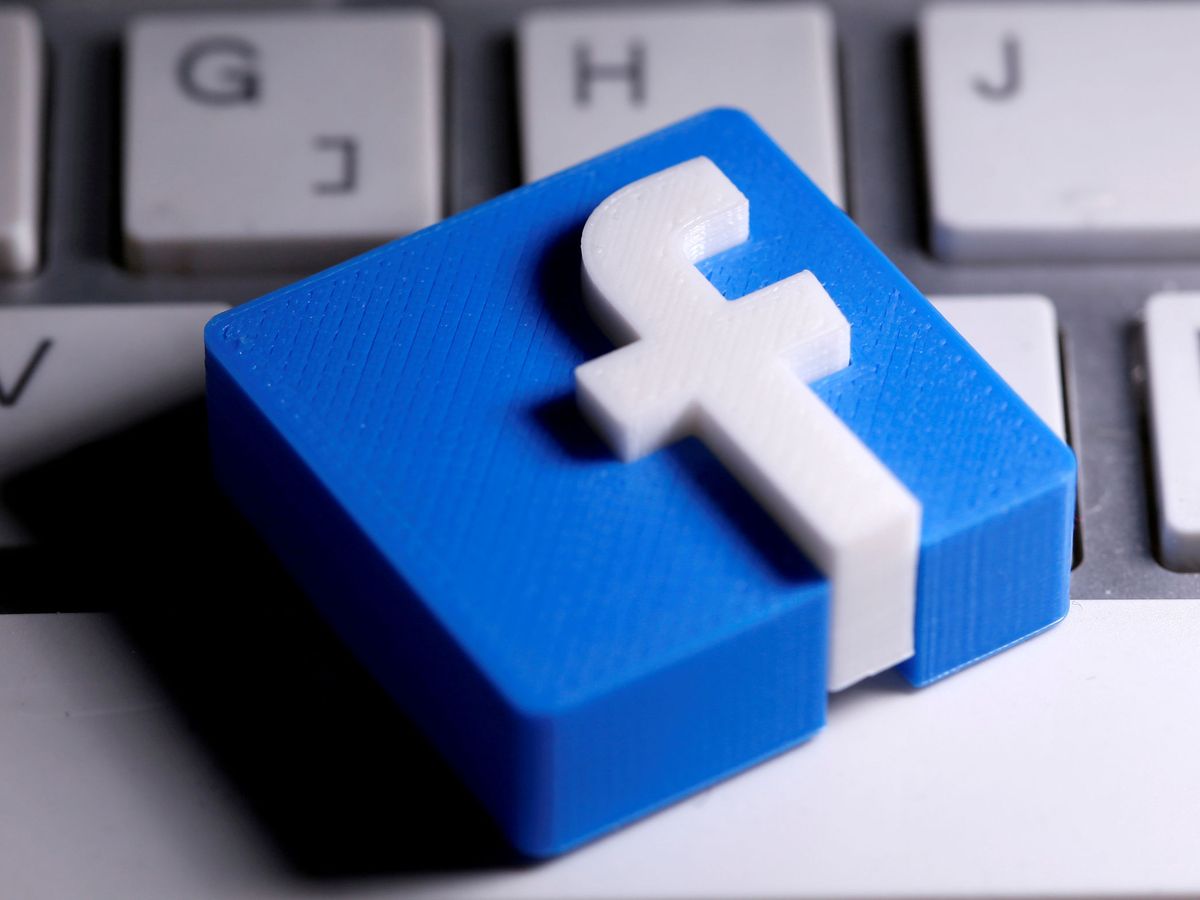 Foto: Logo de la red social Facebook en 3D. (Reuters)