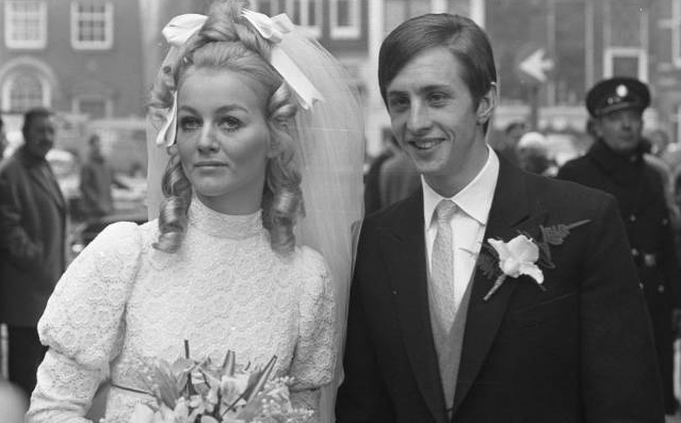Johan Cruyff se casó con Diana Coster en 1968 en Holanda