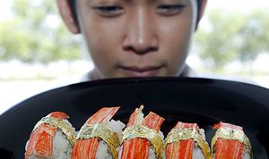 Un chef filipino crea el sushi más caro del mundo: 1.700 € el plato