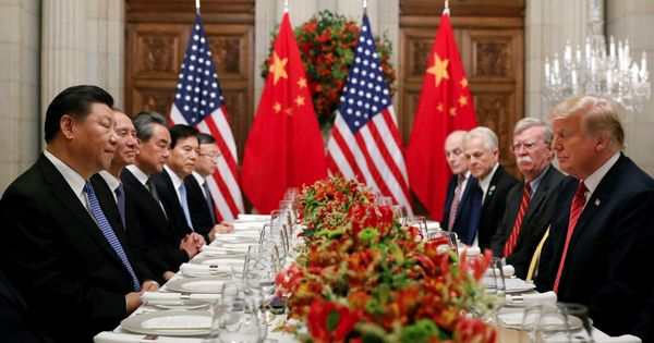 Foto: Equipo negociador chino y estadounidense. (Reuters)