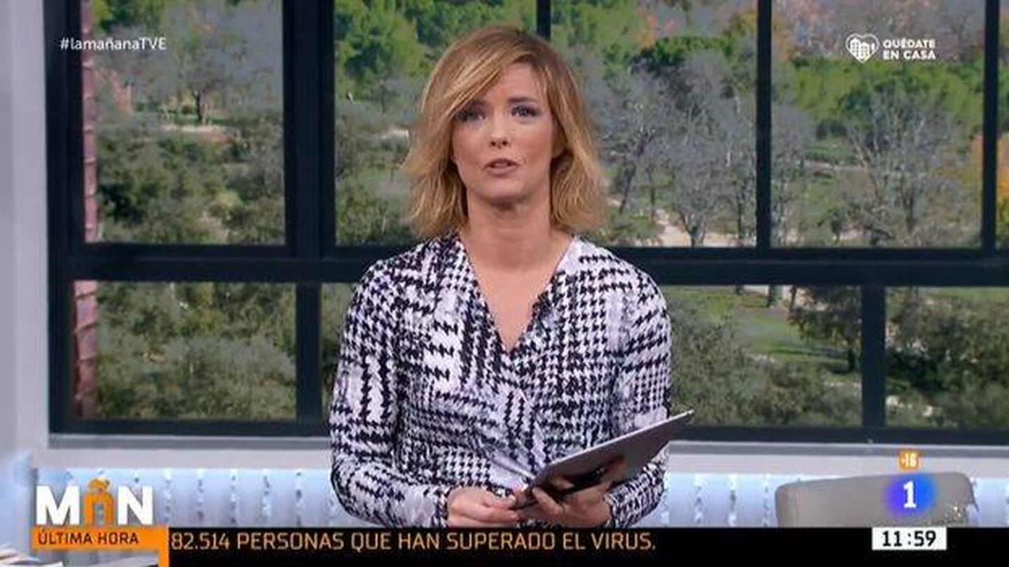 María Casado, en 'La mañana' de La 1. (TVE)