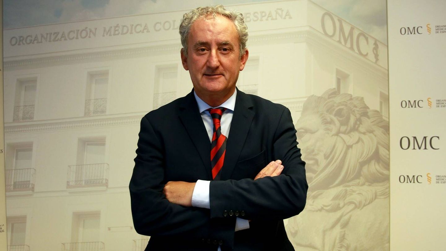 Tomás Cobo, presidente del Consejo General de Colegios Oficiales de Médicos. (CGCOM)