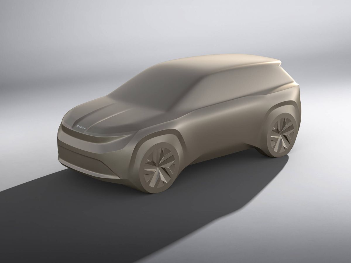 Foto: Boceto del SUV eléctrico que Skoda producirá en España y venderá por 25.000 euros. (Skoda)
