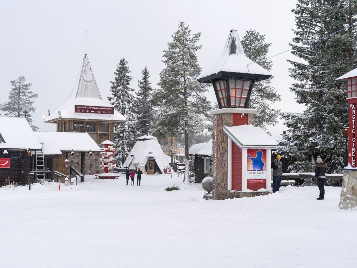 Foto: El pueblo de Papá Noel en Laponia se queda desierto (EFE EPA/Kaisa Siren)