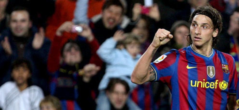 Foto: El cuestionado Ibrahimovic salva al Barcelona
