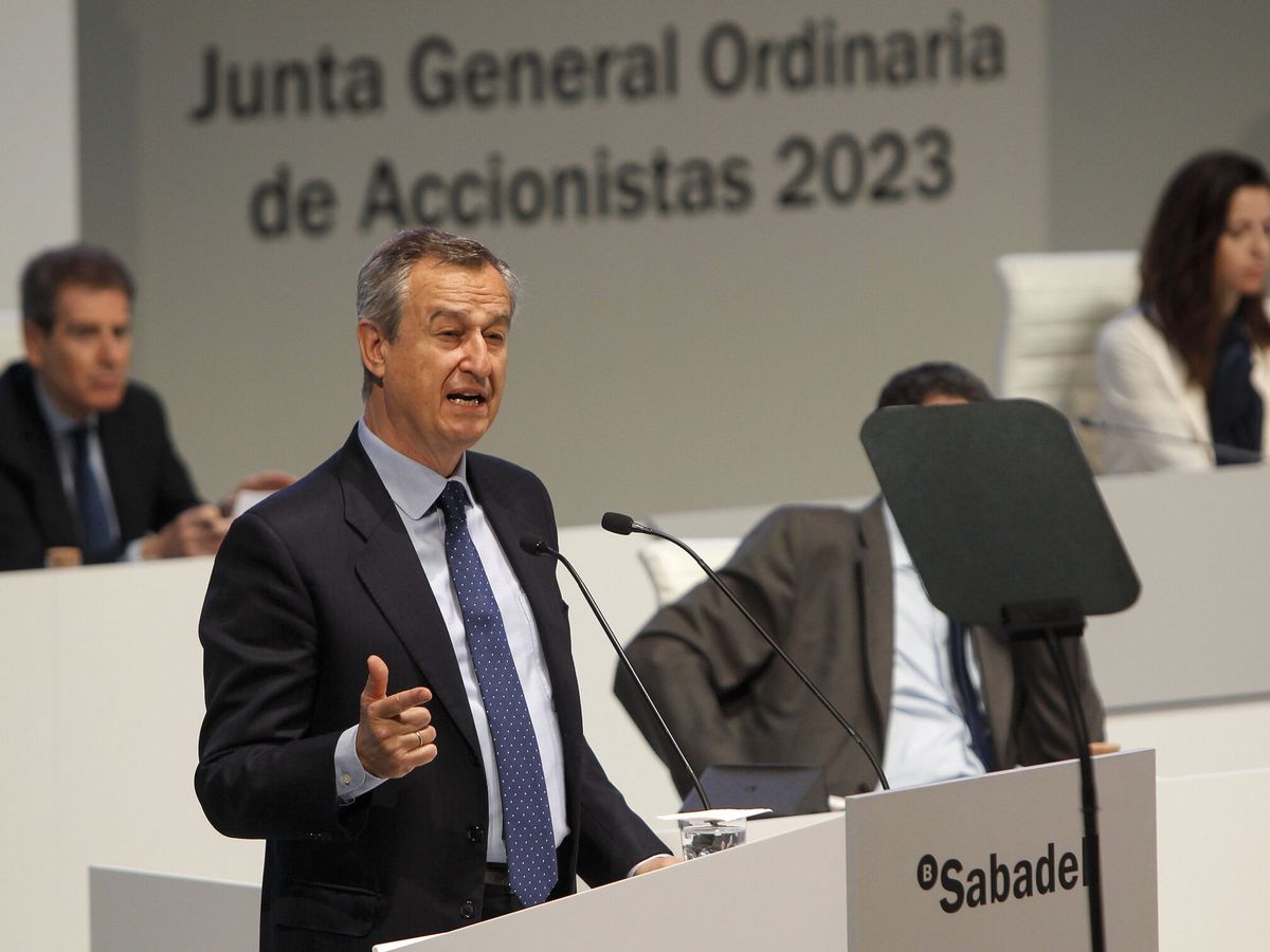 Foto: César González-Bueno, CEO de Banco Sabadell. (EFE/Morell)