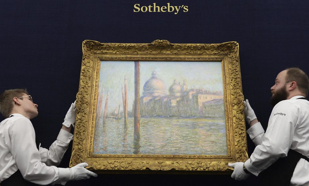 'El gran canal', de Monet, en venta en Sotheby's Londres. (EFE)