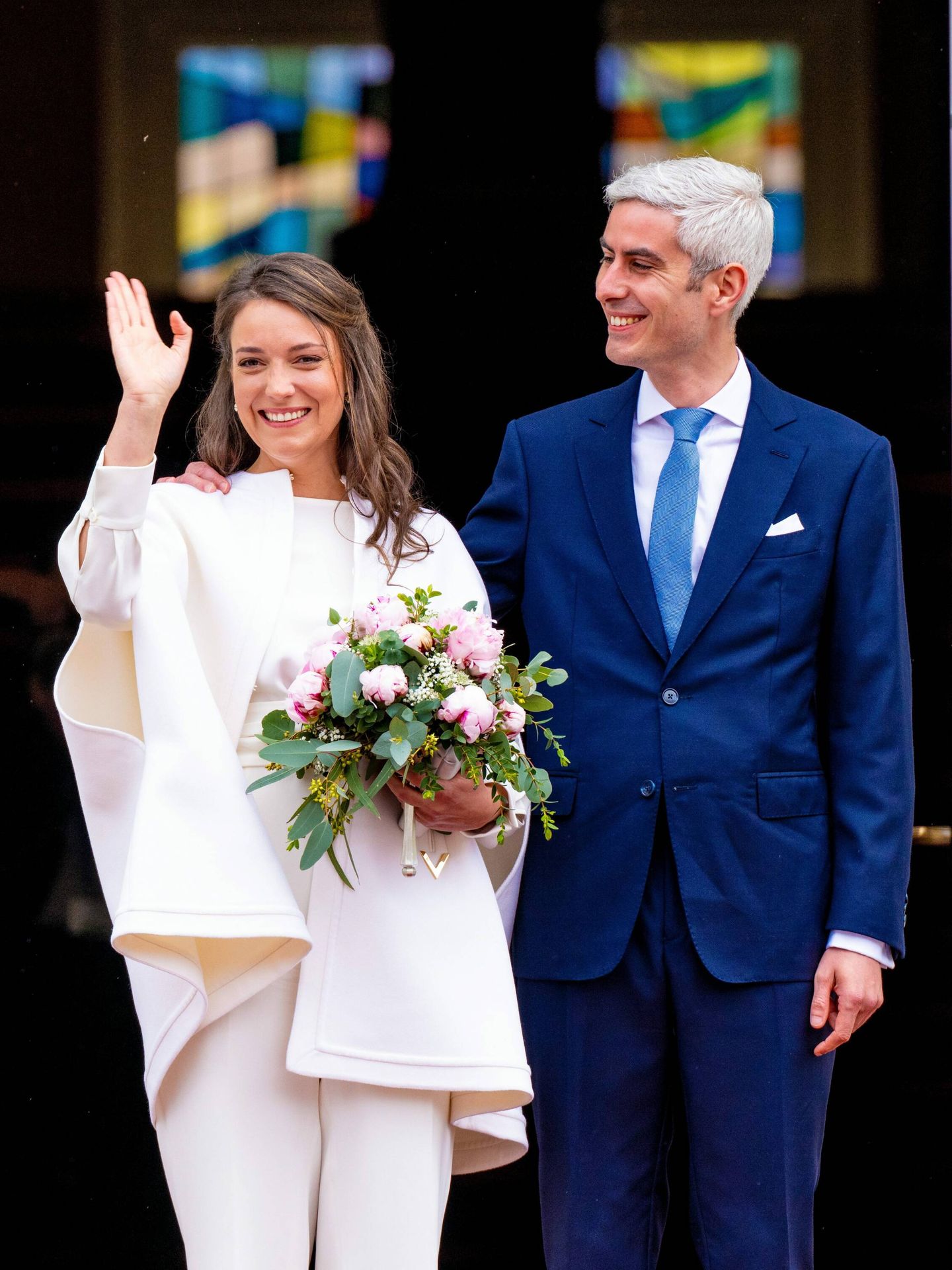 Alexandra y Nicolas Bagory, recién casados. (Cordon Press)