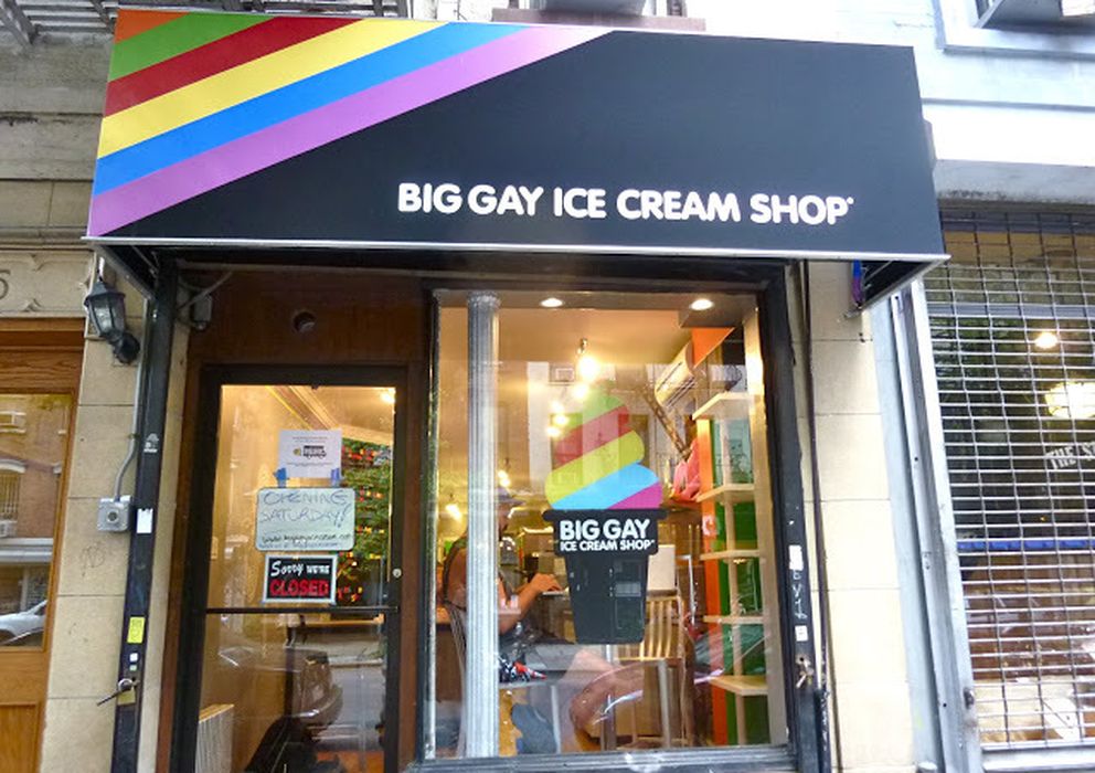 Foto: La cadena 'Big Gay Ice Cream Shop' fue una de las primeras en explotar el concepto de la 'econogay'. (Facebook)
