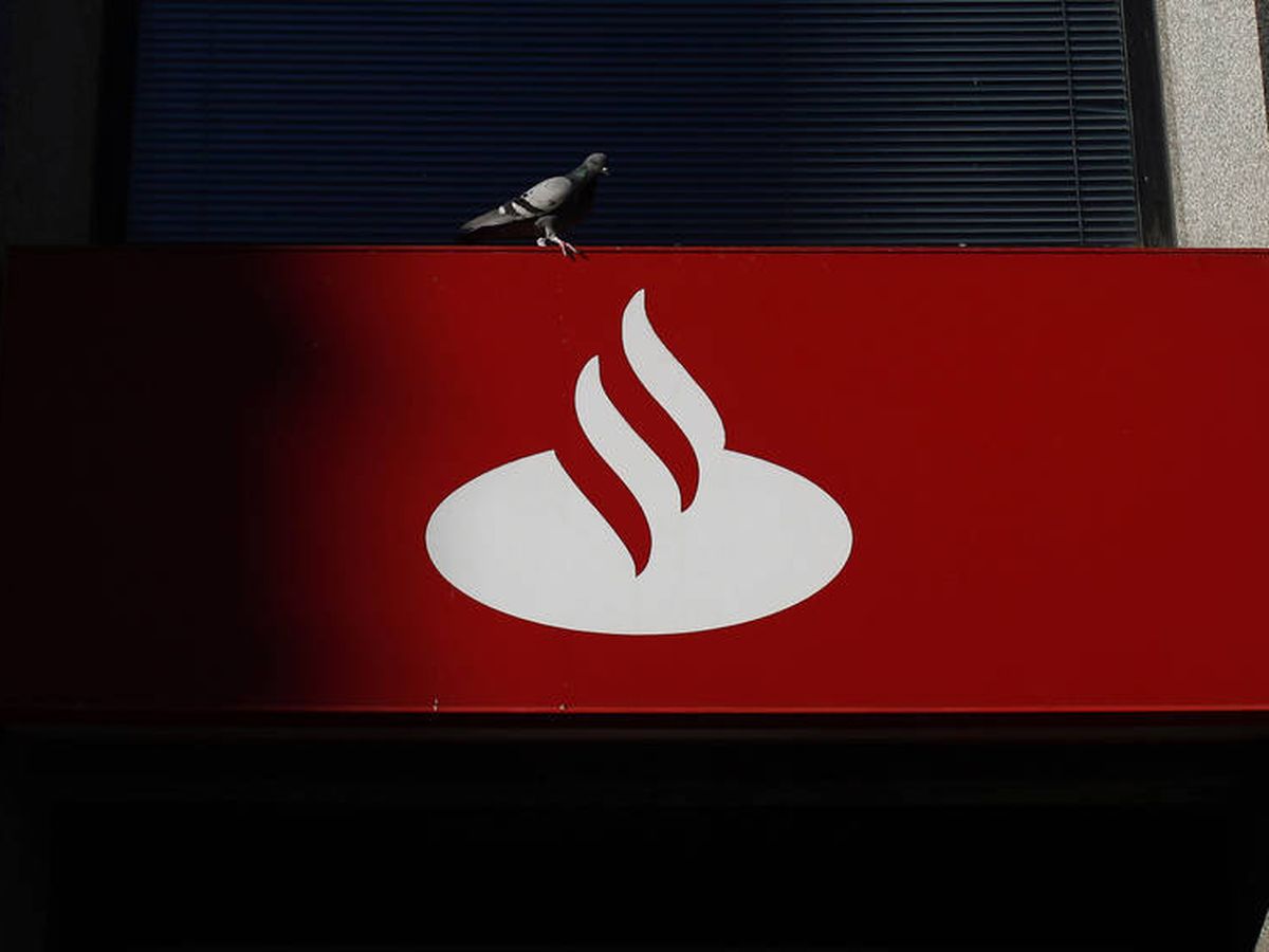 Foto: Logo del Banco Santander. 