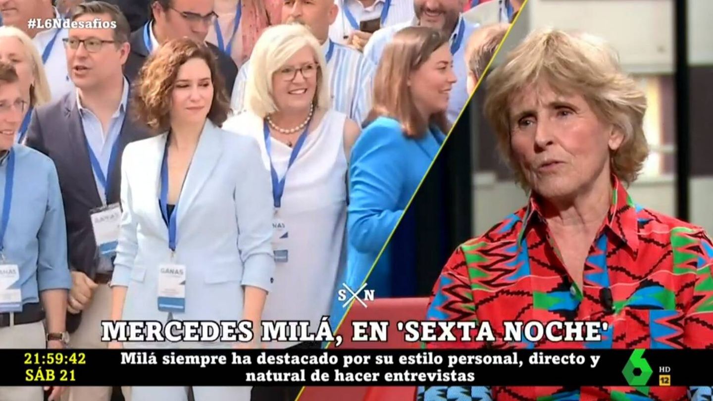 Mercedes Milá en 'La Sexta noche'. (Atresmedia Televisión)