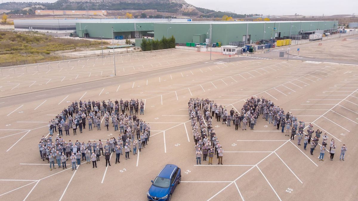 La planta de Renault en Palencia produce su unidad 5 millones del Mégane