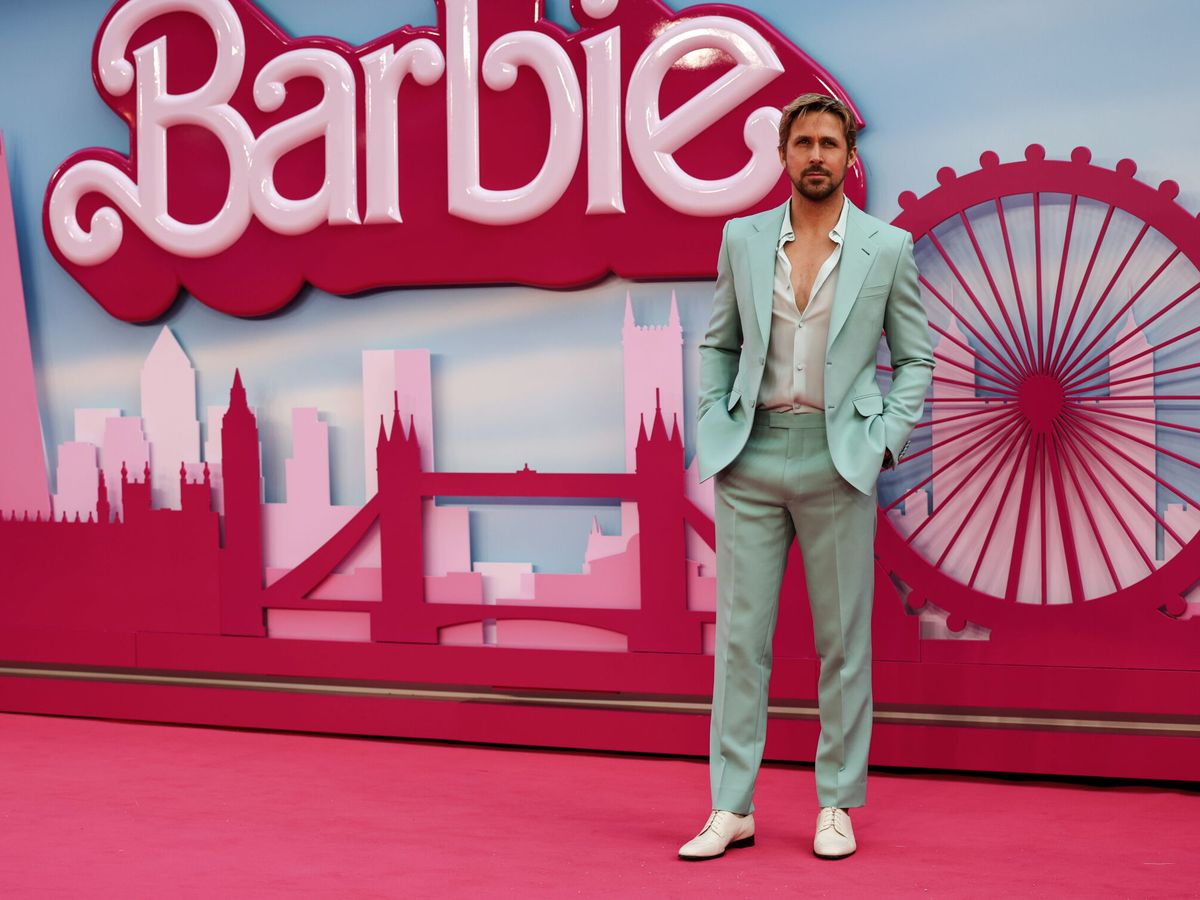 Foto: Ryan Gosling en la promoción de 'Barbie' (EFE/EPA/Andy Rain)