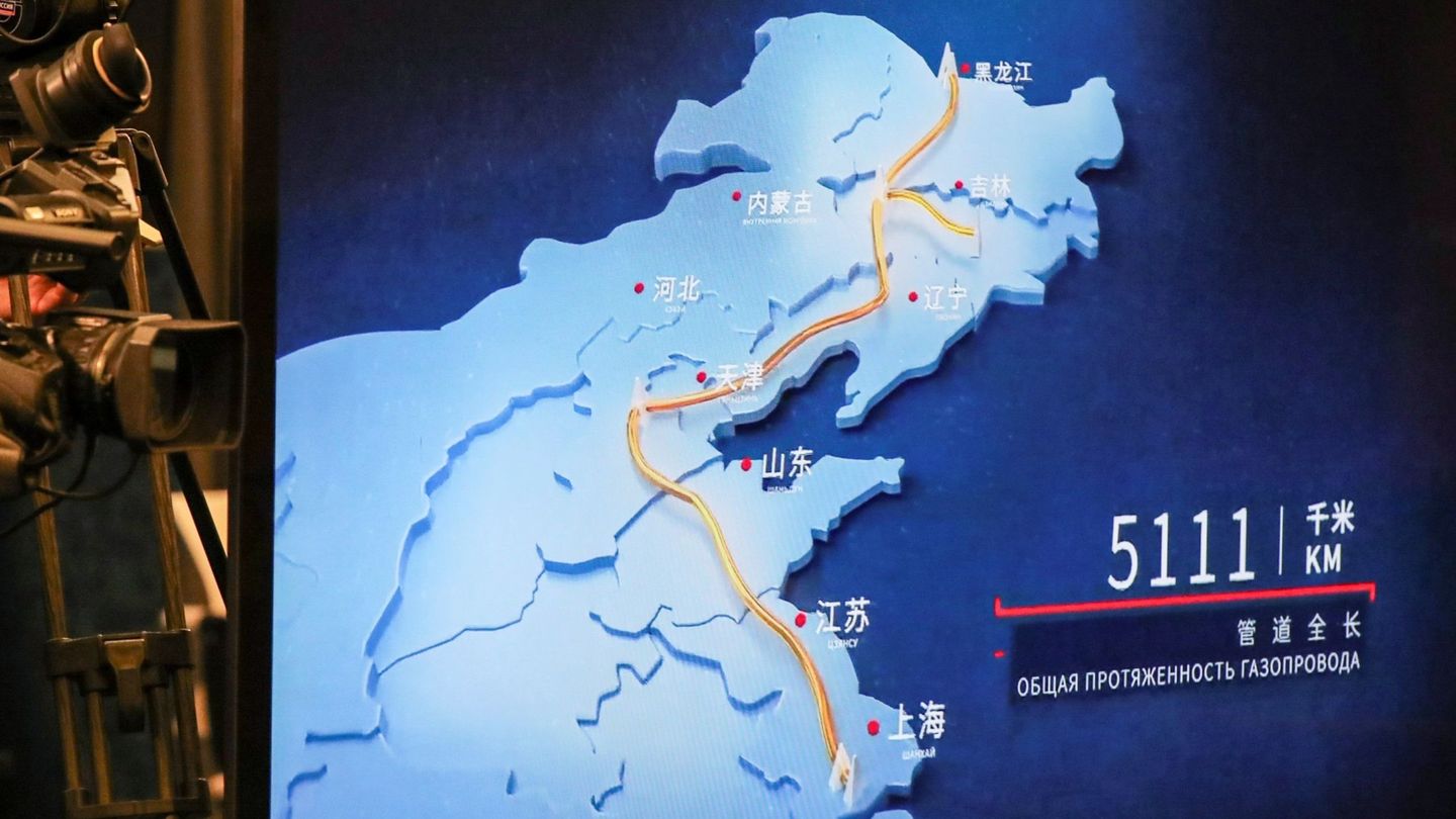El recorrido exacto que realizará el gaseoducto. (Reuters)