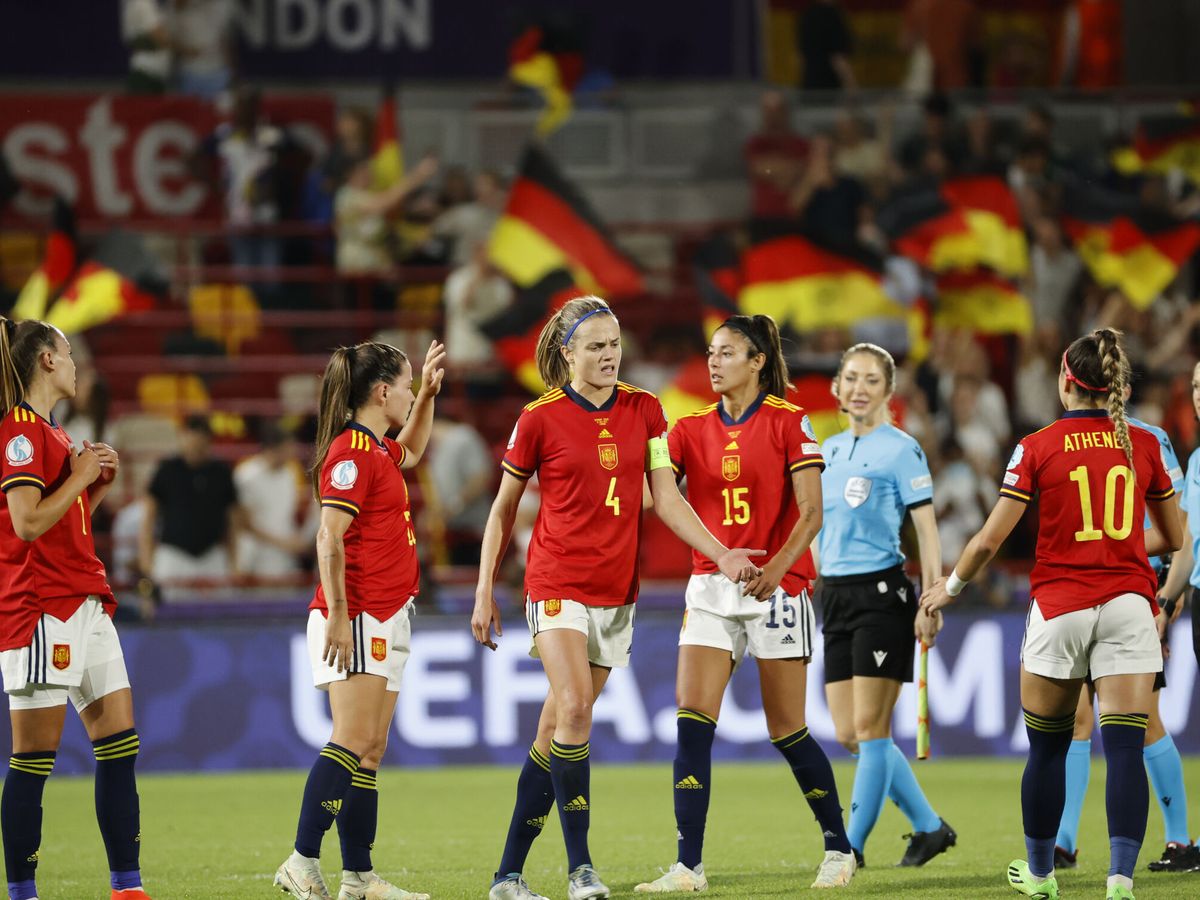Foto: La Selección española durante un partido contra Alemania. (EFE/Miguel Toña)