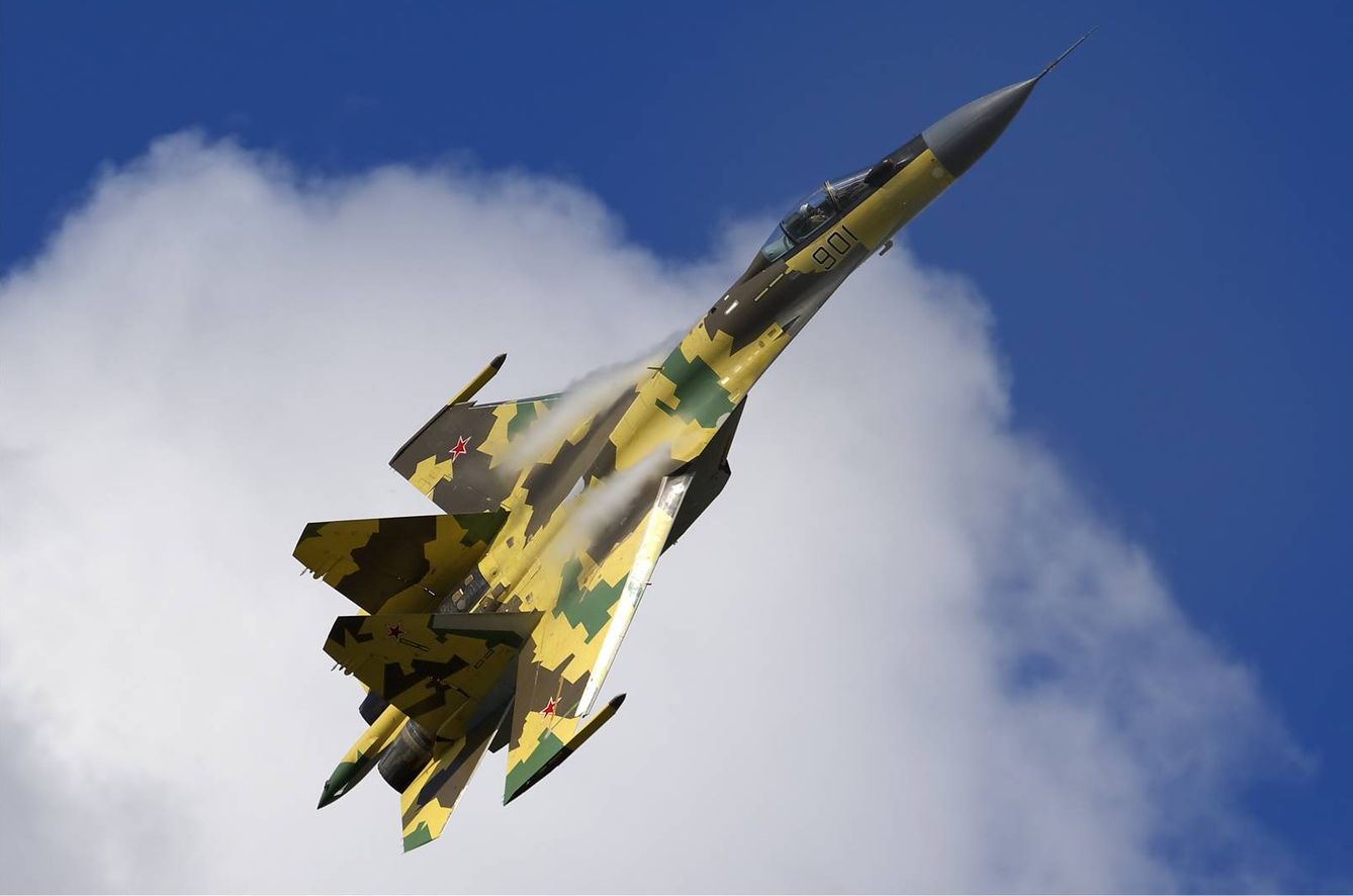 El caza ruso Su-35BM. (Foto: Oleg Belyakov)