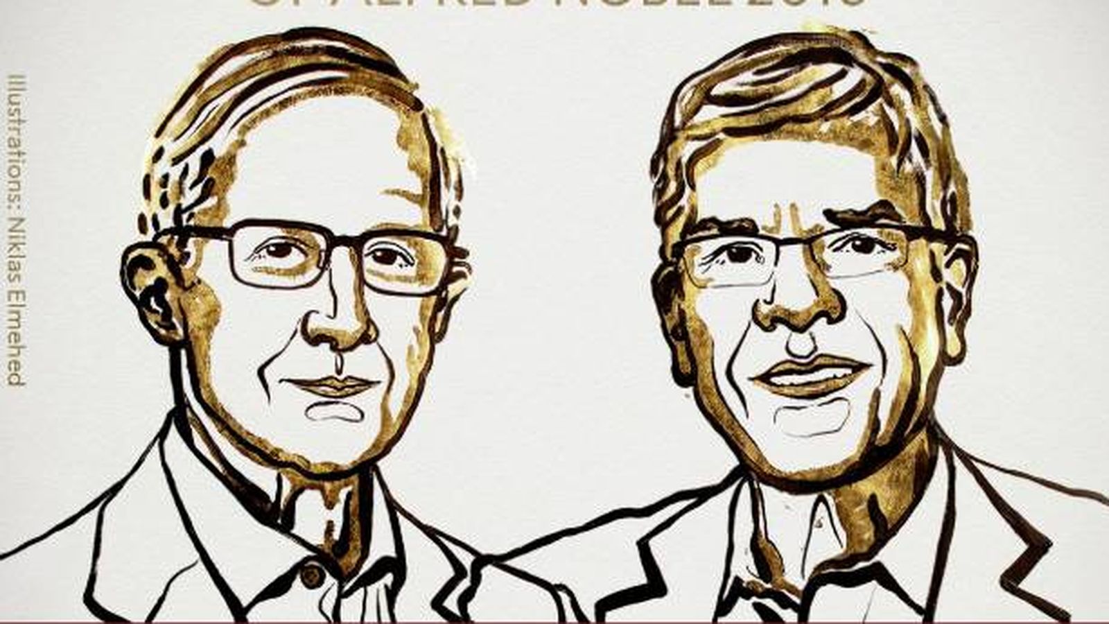 Foto: William D. Nordhaus y Paul M. Romer, ganadores del Nobel de Economía. (Foto: Premio Nobel)