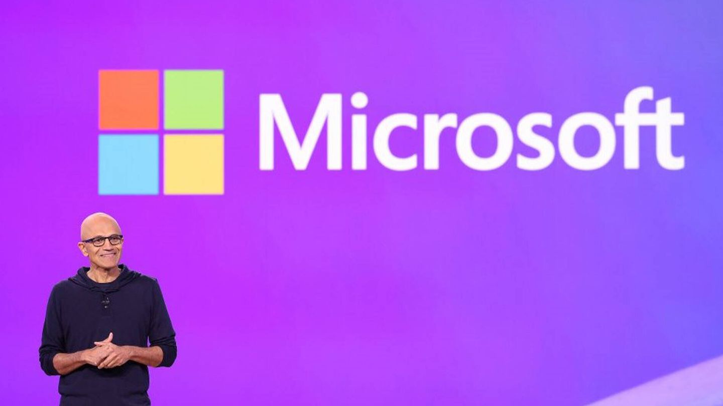 Satya Nadella en el Microsoft Build 2024. (X/Microsoft)