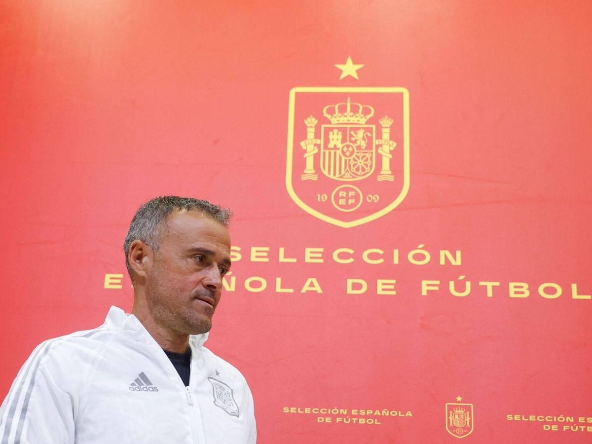 Foto: Luis Enrique, en la Ciudad Deportiva de Las Rozas. (EFE)